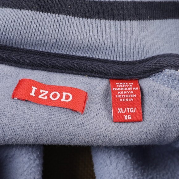 IZOD Men's half zip Pullover sweater XL - Picture 6 of 7